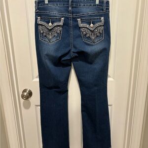 Stylish a.n.a Flap pockets Jeans with Embroidered Pockets